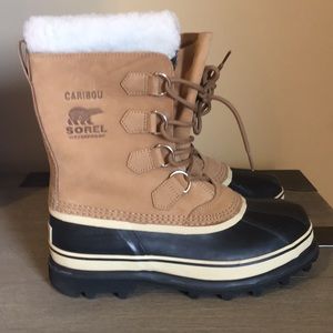 Sorel - Caribou Boot - Color: Buff - US 9